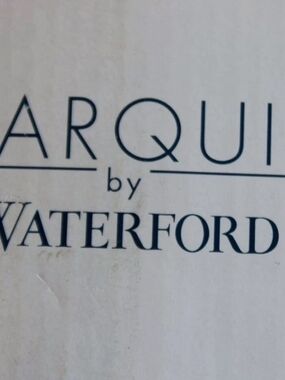 Waterford Black Typographic Wall Art - Arques Script